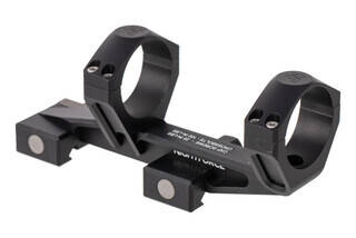 Nightforce 34mm UltraMount 1.54 inch scope mount in black is made from aluminum, steel, and titanium